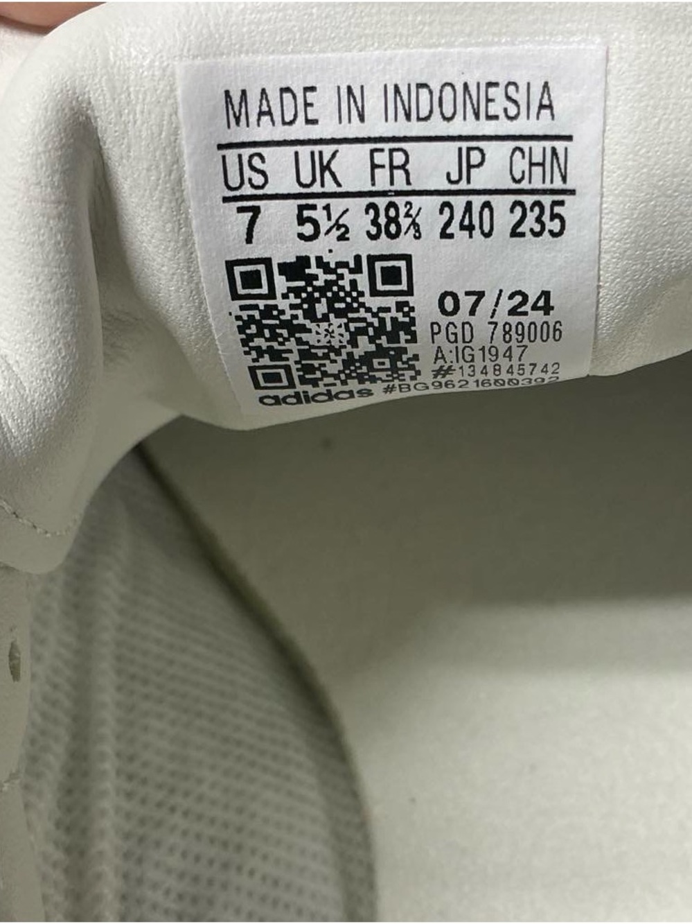 Adidas Sambae Linen Green (Women's) - Picture 4 of 4